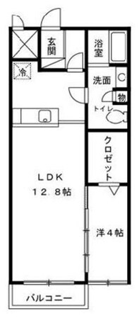 ヴェルドミールの物件間取画像